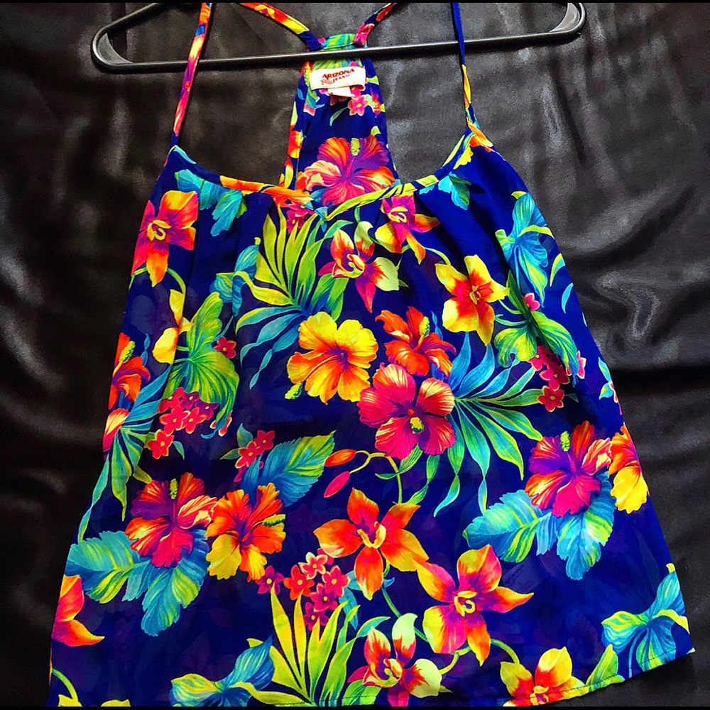 Arizona flower Print shirt, size small.